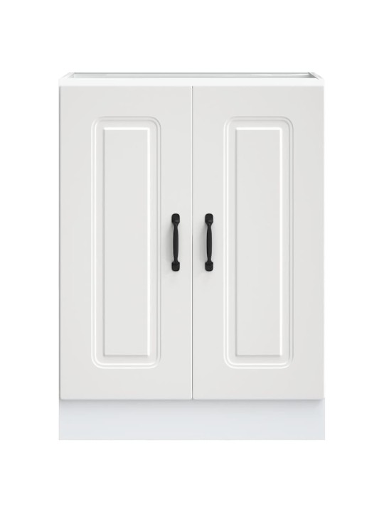 VALAMU ALUSKAPP "KALMAR" VALGE 60X46X81,5 CM ENGINEERED WOOD