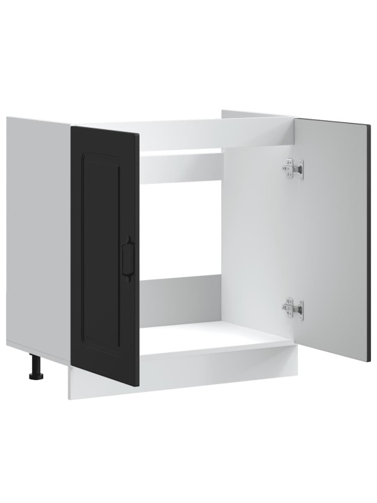 VALAMU ALUSKAPP, KALMAR, MUST, 80X46X81,5 CM, TEHISPUIT