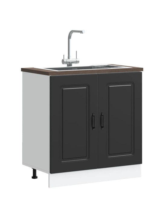 VALAMU ALUSKAPP, KALMAR, MUST, 80X46X81,5 CM, TEHISPUIT
