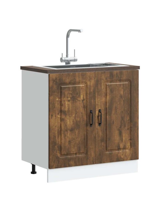 VALAMU ALUSKAPP, KALMAR SUITSUTATUD TAMM 80X46X81,5CM TEHISPUIT