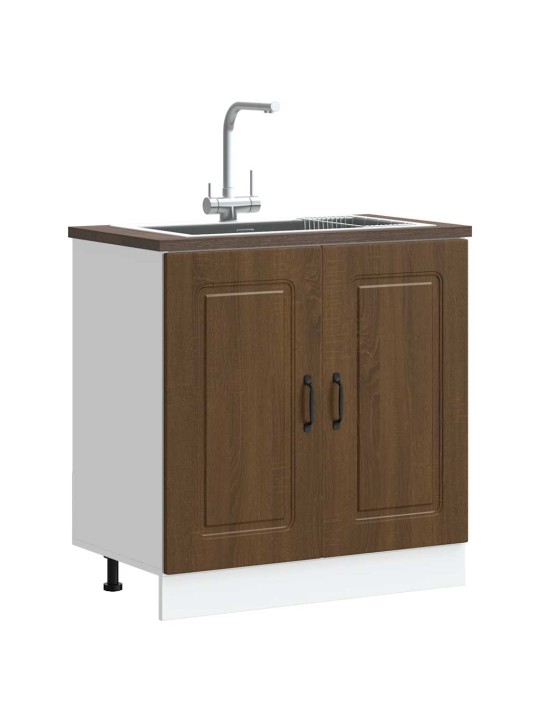 VALAMU ALUSKAPP, KALMAR, PRUUN TAMM, 80X46X81,5 CM, TEHISPUIT