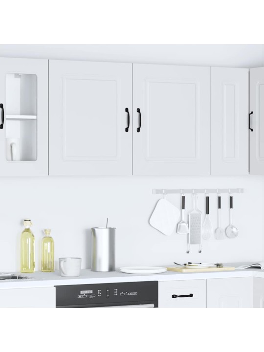 KÖÖGISEINAKAPID 2 TK "KALMAR" WHITE ENGINEERED WOOD