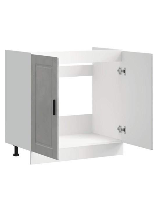 VALAMU ALUSKAPP, PORTO, BETOONHALL, 80X46X81,5 CM, TEHISPUIT