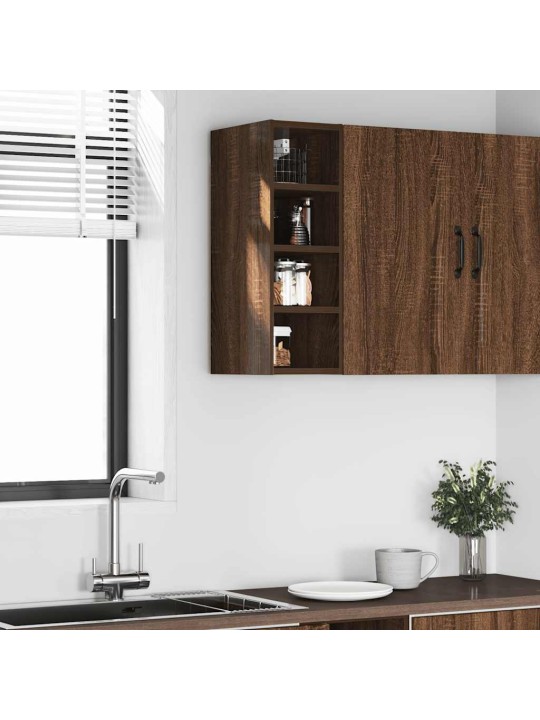 RIPPKAPP “RIGA” PRUUN TAMM 20X29,5X60 CM ENGINEERED WOOD