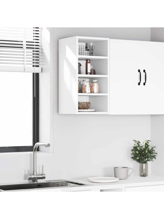 RIPPKAPP “RIGA” VALGE 30X29,5X60 CM ENGINEERED WOOD