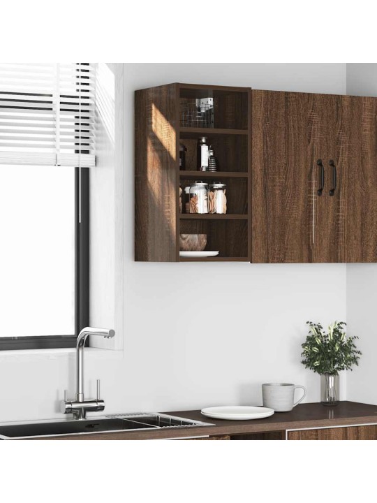 RIPPKAPP “RIGA” PRUUN TAMM 30X29,5X60 CM ENGINEERED WOOD