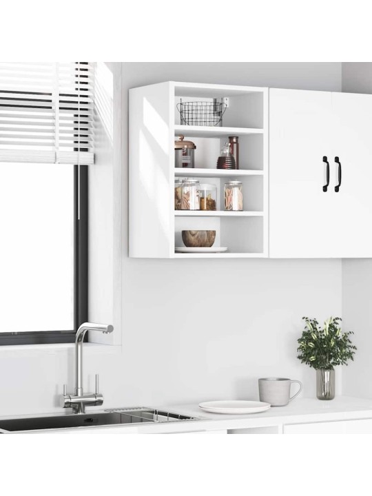 RIPPKAPP “RIGA” VALGE 40X29,5X60 CM ENGINEERED WOOD