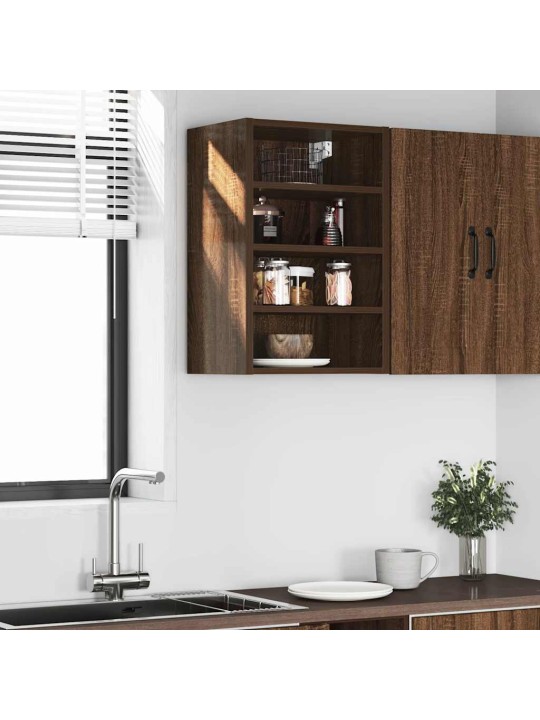 RIPPKAPP “RIGA” PRUUN TAMM 40X29,5X60 CM ENGINEERED WOOD