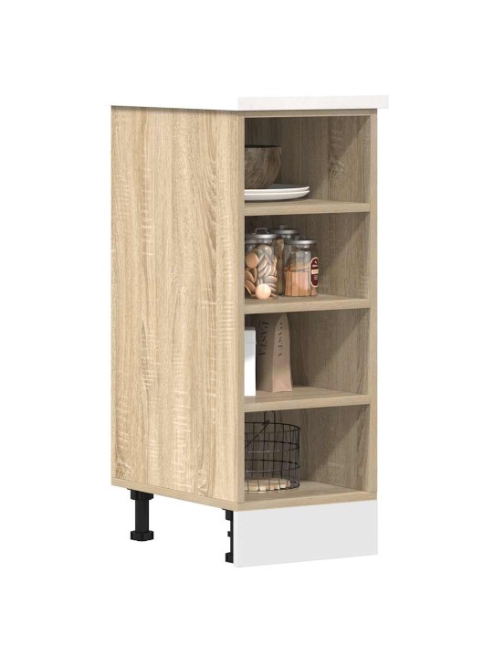 ALUMINE KAPP “RIGA” SONOMA TAMM 30X44,5X81,5 CM EHITUSPUIT