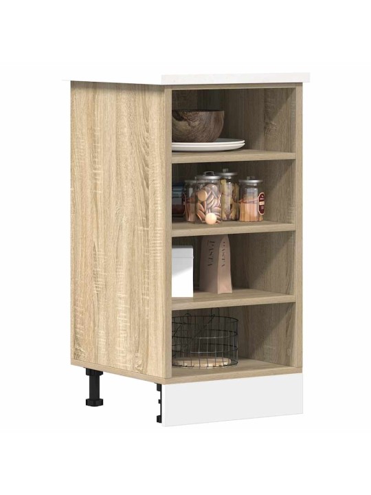 ALUMINE KAPP “RIGA” SONOMA TAMM 40X44,5X81,5 CM EHITUSPUIT