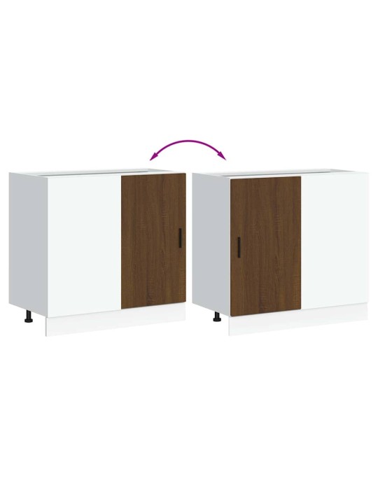 VALAMU ALUSKAPP “LYON” BROWN OAK ENGINEERED WOOD