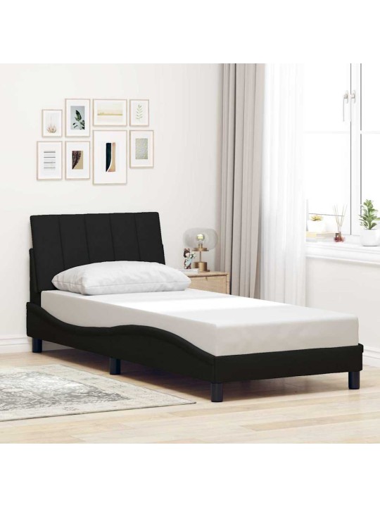 VOODIRAAM ILMA MADRATSITA , MUST, 80X200CM, KANGAS