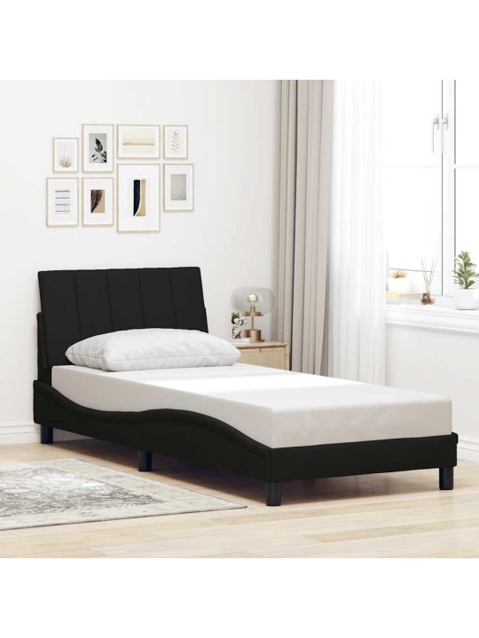 VOODIRAAM ILMA MADRATSITA , MUST, 80X200CM, KANGAS