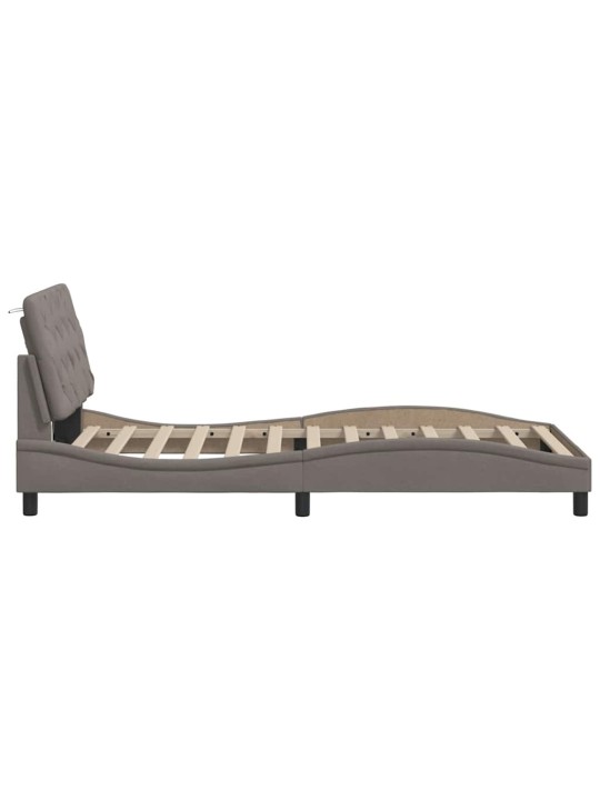 VOODIRAAM ILMA MADRATSITA TAUPE 100X200 CM KANGAS