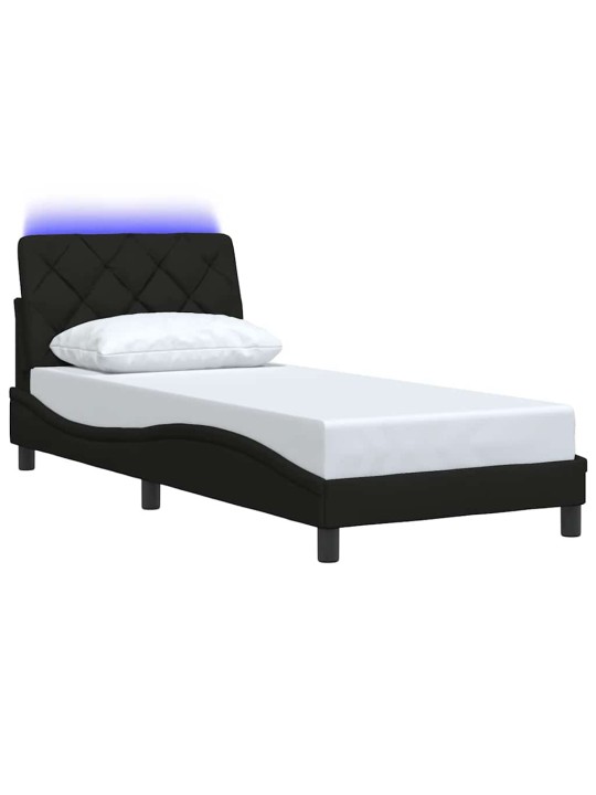 VOODIRAAM LED-IGA ILMA MADRATSITA , MUST, 80X200CM, KANGAS