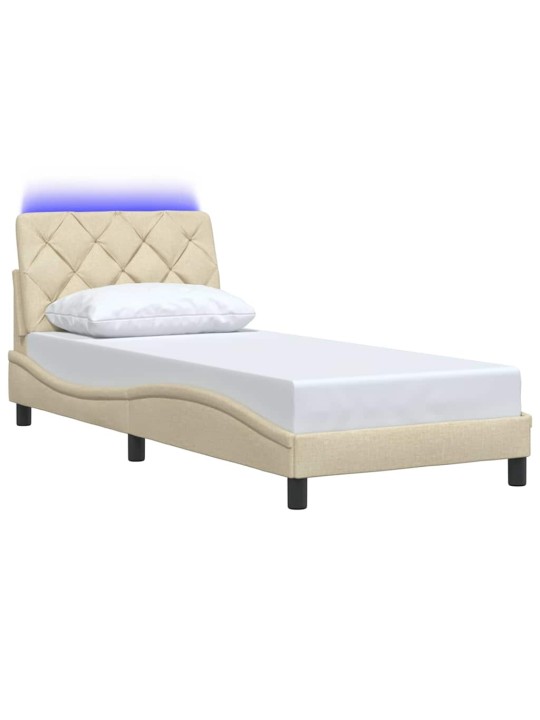 VOODIRAAM LED-IGA ILMA MADRATSITA, KREEM, 80X200 CM, KANGAS