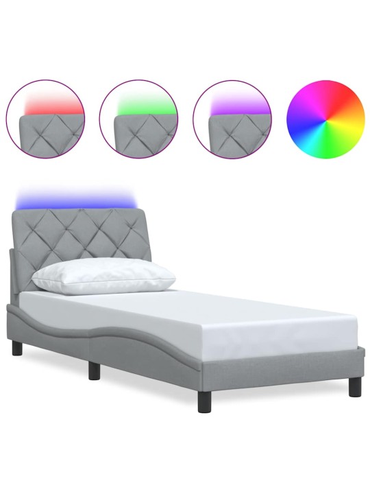 VOODIRAAM LED-IGA ILMA MADRATSITA, HELEHALL, 90X190 CM, KANGAS