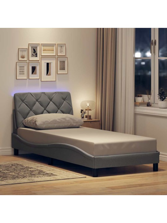 VOODIRAAM LED-IGA ILMA MADRATSITA, HELEHALL, 90X190 CM, KANGAS