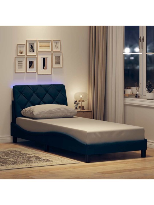 VOODIRAAM LED-IGA ILMA MADRATSITA , SININE, 90X200CM, KANGAS