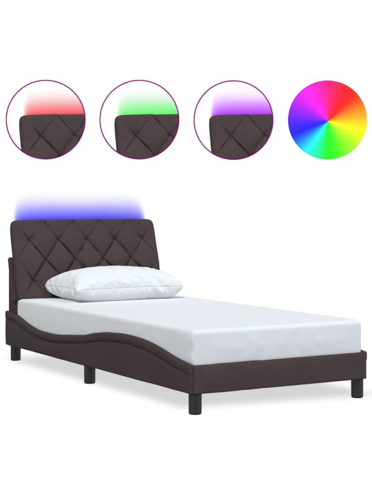 VOODIRAAM LED-IGA ILMA MADRATSITA TUMEPRUUN 100X200 CM KANGAS