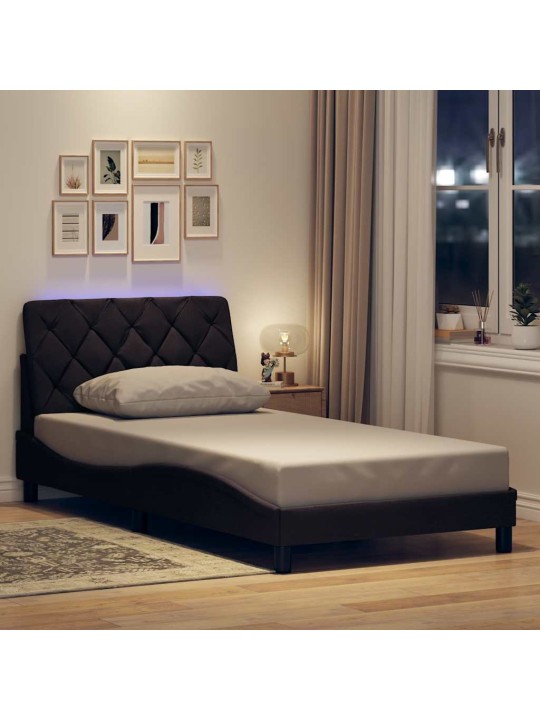 VOODIRAAM LED-IGA ILMA MADRATSITA TUMEPRUUN 100X200 CM KANGAS