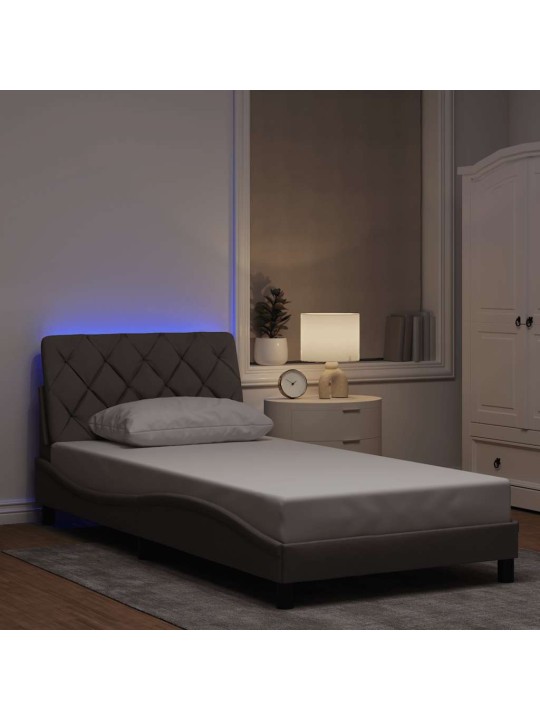 VOODIRAAM LED-IGA ILMA MADRATSITA TAUPE 100X200 CM KANGAS