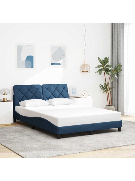 VOODIRAAM LED-IGA ILMA MADRATSITA, SININE, 140X190 CM, KANGAS