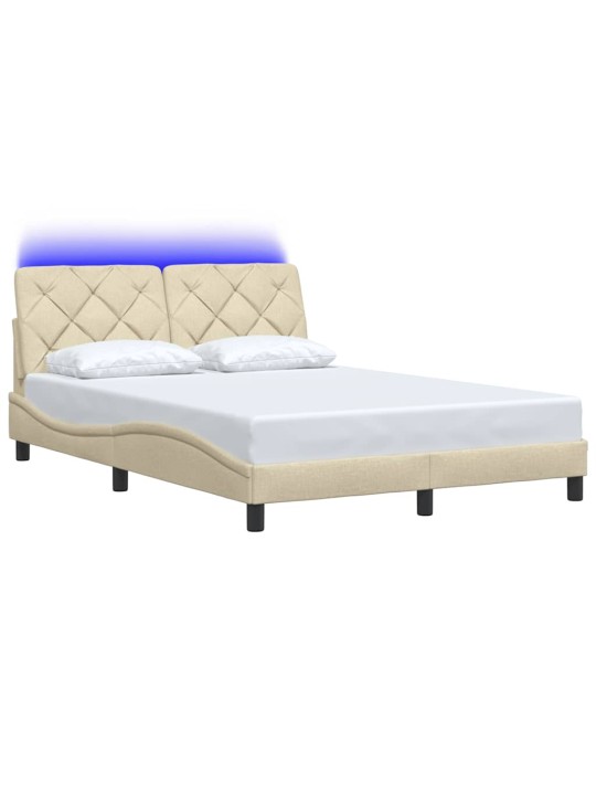 VOODIRAAM LED-IGA ILMA MADRATSITA, KREEMJAS, 140X200 CM, KANGAS