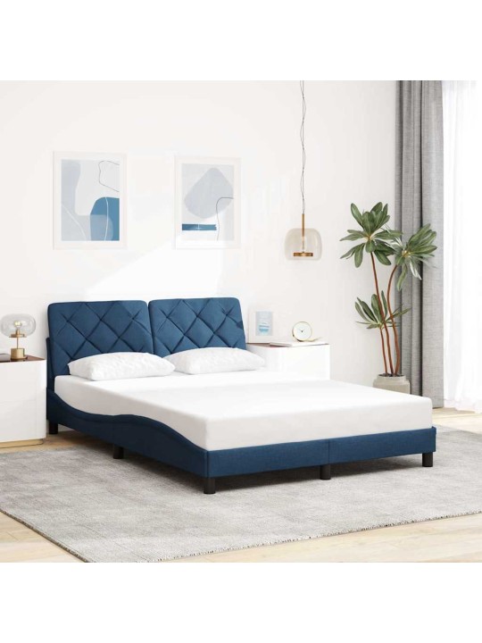 VOODIRAAM LED-IGA ILMA MADRATSITA, SININE, 140X200 CM, KANGAS