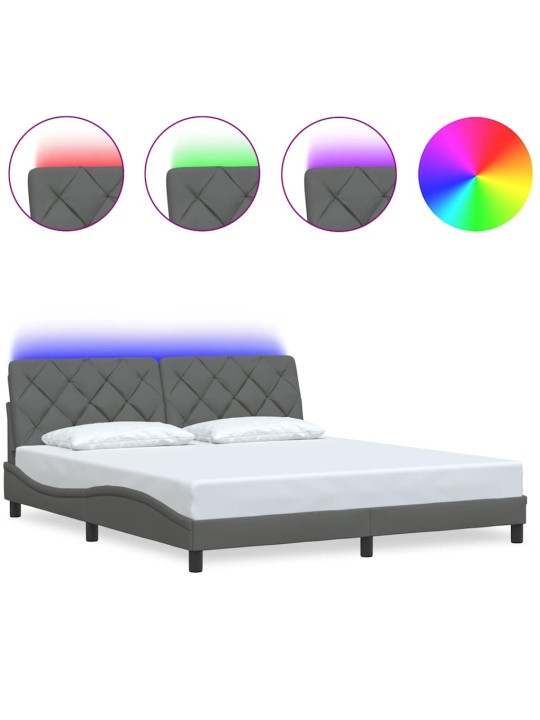 VOODIRAAM LED-IGA ILMA MADRATSITA, 180X200 CM, KANGAS