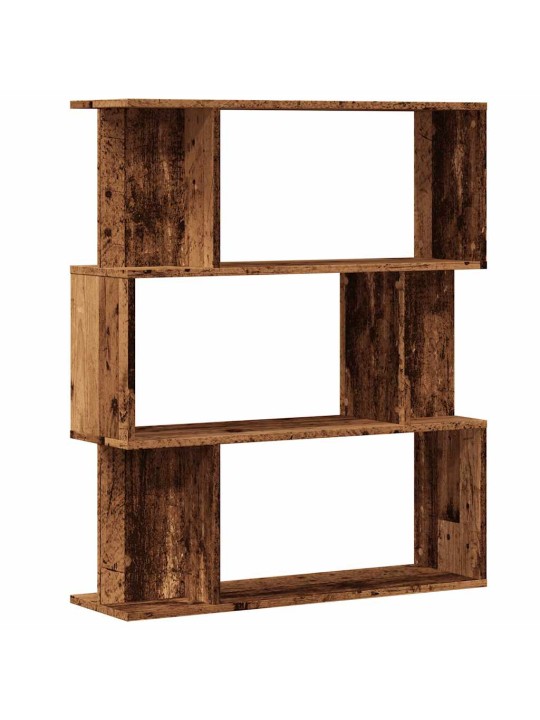 RAAMATUKAPP VANA PUIT 80X24X96 CM ENGINEERED WOOD