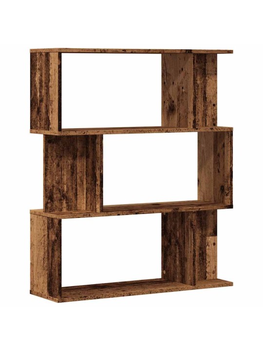 RAAMATUKAPP VANA PUIT 80X24X96 CM ENGINEERED WOOD