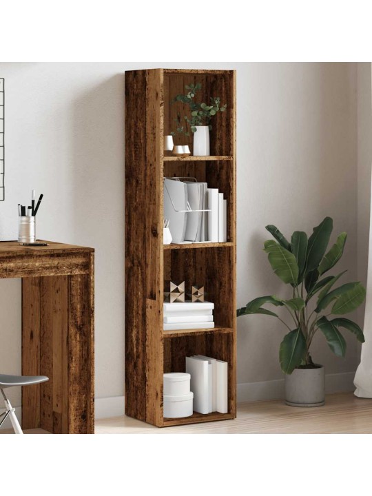 RAAMATUKAPP VANA PUIT 36X30X143 CM ENGINEERED WOOD