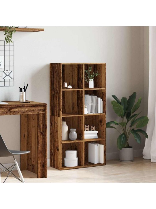 RAAMATUKAPP VANA PUIT 66X30X130 CM ENGINEERED WOOD