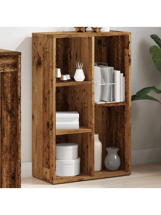 RAAMATUKAPP VANA PUIT 66X30X130 CM ENGINEERED WOOD