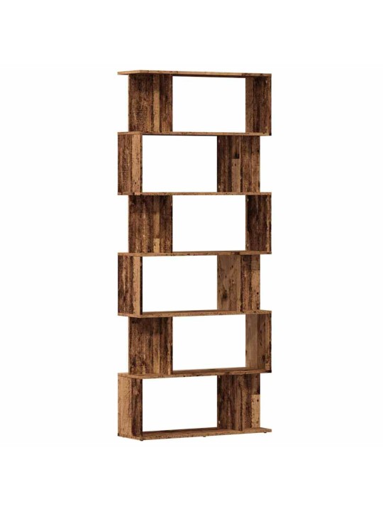 RAAMATUKAPP VANA PUIT 80X24X192 CM ENGINEERED WOOD