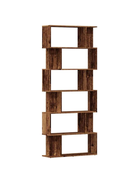 RAAMATUKAPP VANA PUIT 80X24X192 CM ENGINEERED WOOD