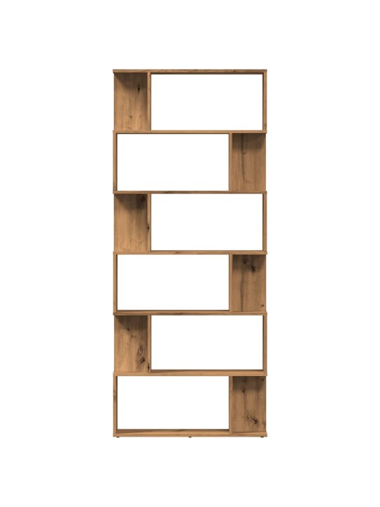 RAAMATUKAPP ARTISAN OAK 80X24X192 CM ENGINEERED WOOD