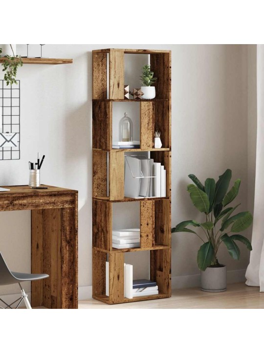 RAAMATUKAPP VANA PUIT 45X24X159 CM ENGINEERED WOOD