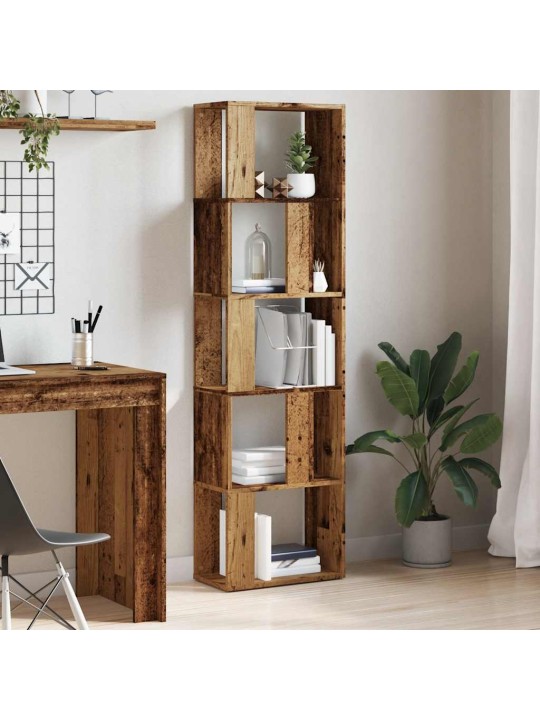 RAAMATUKAPP VANA PUIT 45X24X159 CM ENGINEERED WOOD
