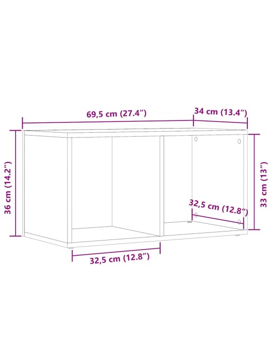 LP HOIUKAST ARTISAN TAMM 69,5X34X36 CM EHITUSPUIT