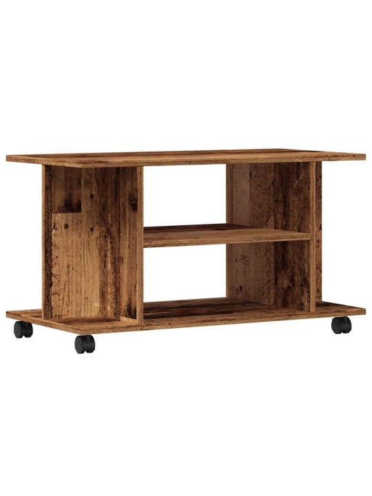 RATASTEGA TELERIKAPP OLD WOOD 80X40X45 CM ENGINEERED WOOD