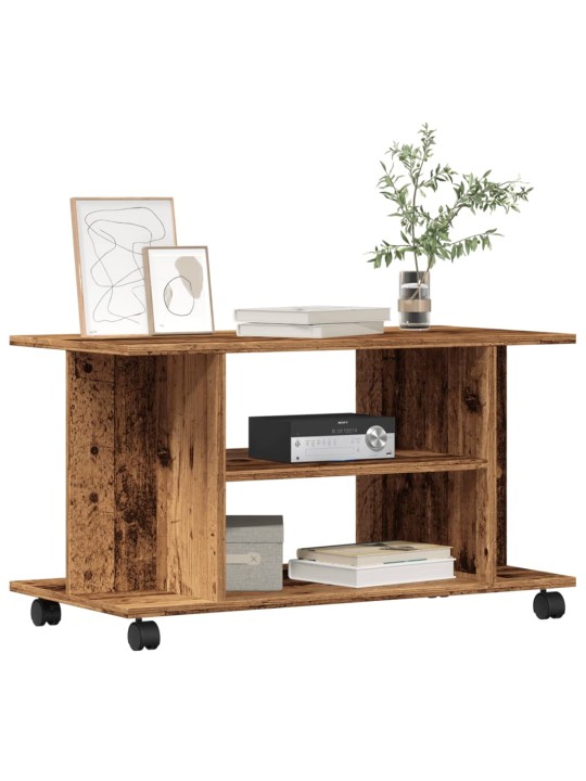 RATASTEGA TELERIKAPP OLD WOOD 80X40X45 CM ENGINEERED WOOD
