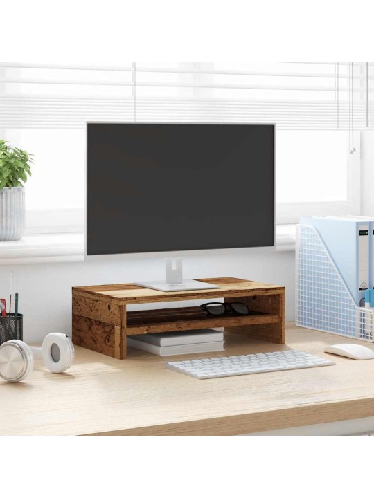MONITORI ALUS VANA PUIT 42X24X13 CM ENGINEERED WOOD