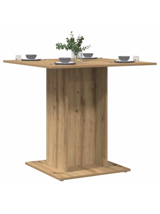 SÖÖGILAUD ARTISAN TAMM 80X80X75 CM ENGINEERED WOOD