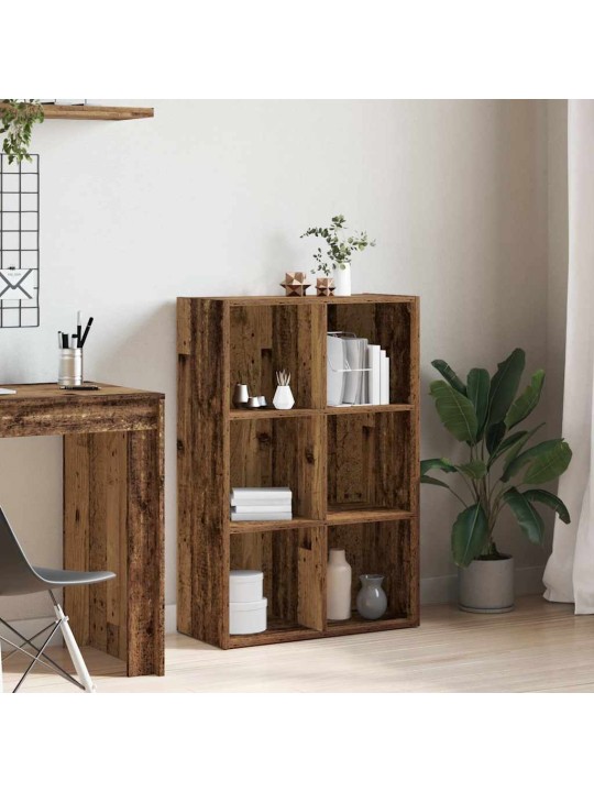RAAMATUKAPP/PUHVETKAPP VANA PUIT 66X30X98 CM ENGINEERED WOOD