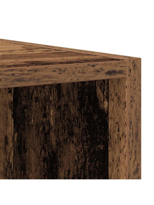 RAAMATUKAPP/PUHVETKAPP VANA PUIT 66X30X98 CM ENGINEERED WOOD