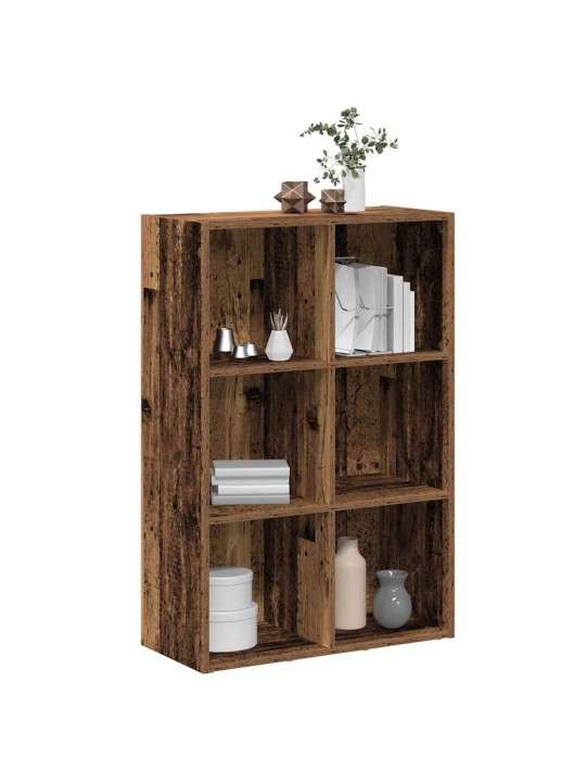 RAAMATUKAPP/PUHVETKAPP VANA PUIT 66X30X98 CM ENGINEERED WOOD