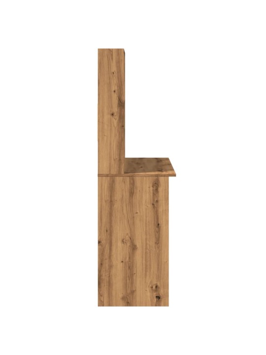 RIIULITEGA KIRJUTUSLAUD, KÄSITÖÖTAMM, 102X45X148 CM, TEHISPUIT