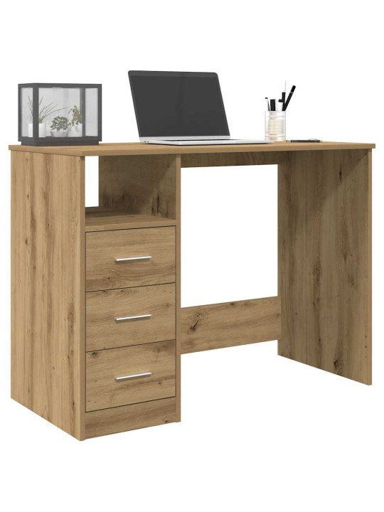 KIRJUTUSLAUD ARTISAN OAK 102X76X50 CM ENGINEERED WOOD